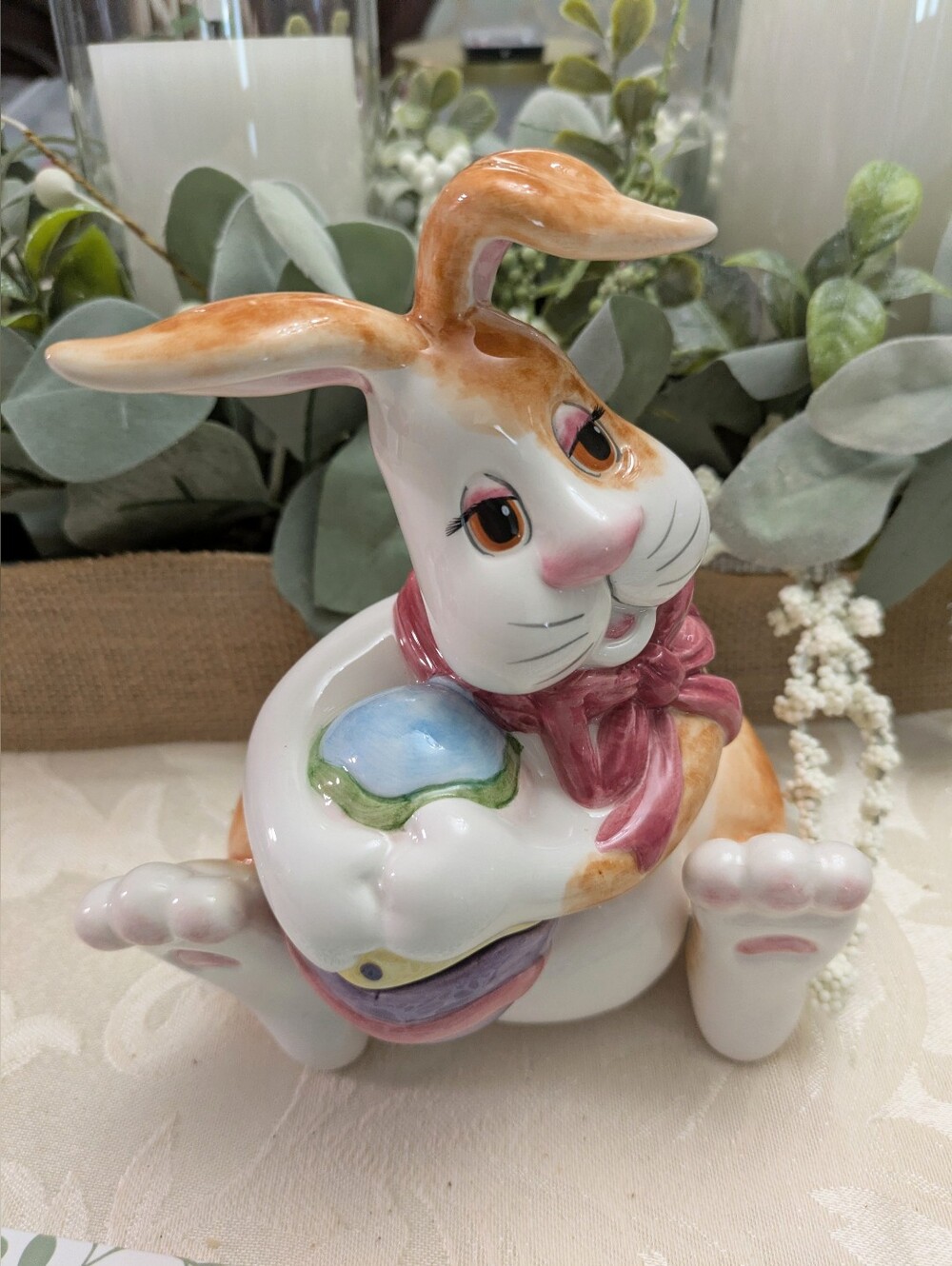 Fitz And Floyd Cookie Trinket Jar 🐰